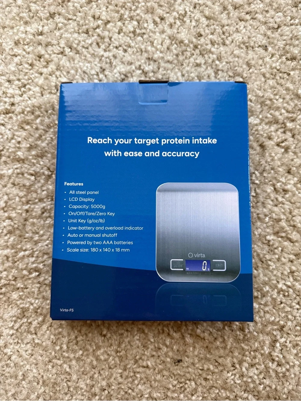 Silver Food Scale – Precision Kitchen Scale gymrat new